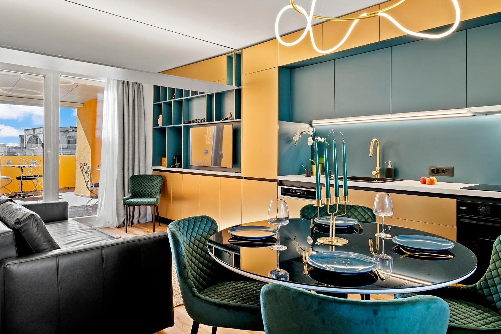 Art Nouveau Penthouse Bucharest Apartment ภายนอก รูปภาพ